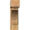 Ekena Millwork Imperial Block Rough Sawn Bracket w/ Offset Brace, Western Red Cedar, 8"W x 28"D x 28"H BKT0806X28X28IMP05RWR - alternate 3